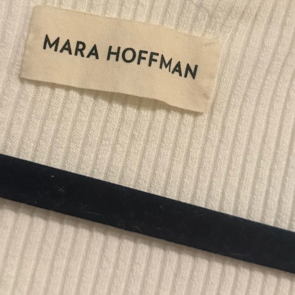 Mara Hoffman Marlowe Bodysuit in Cream size 4 - Picture 4 of 6